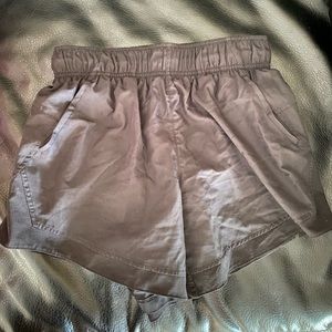 Black athletic shorts